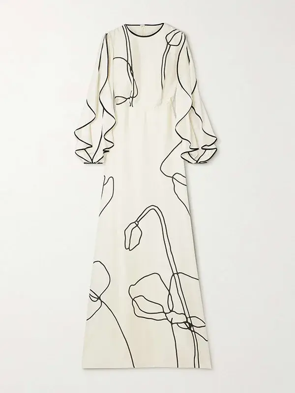 Bonboho-Robe de soirée élégante à imprimé floral pour femme