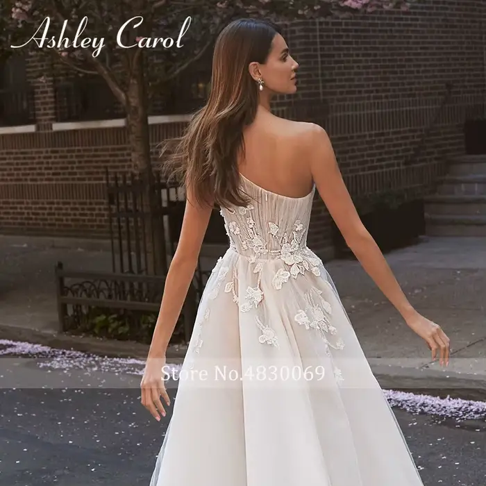 Ashley Carol-Robe de mariée bohème pour femme