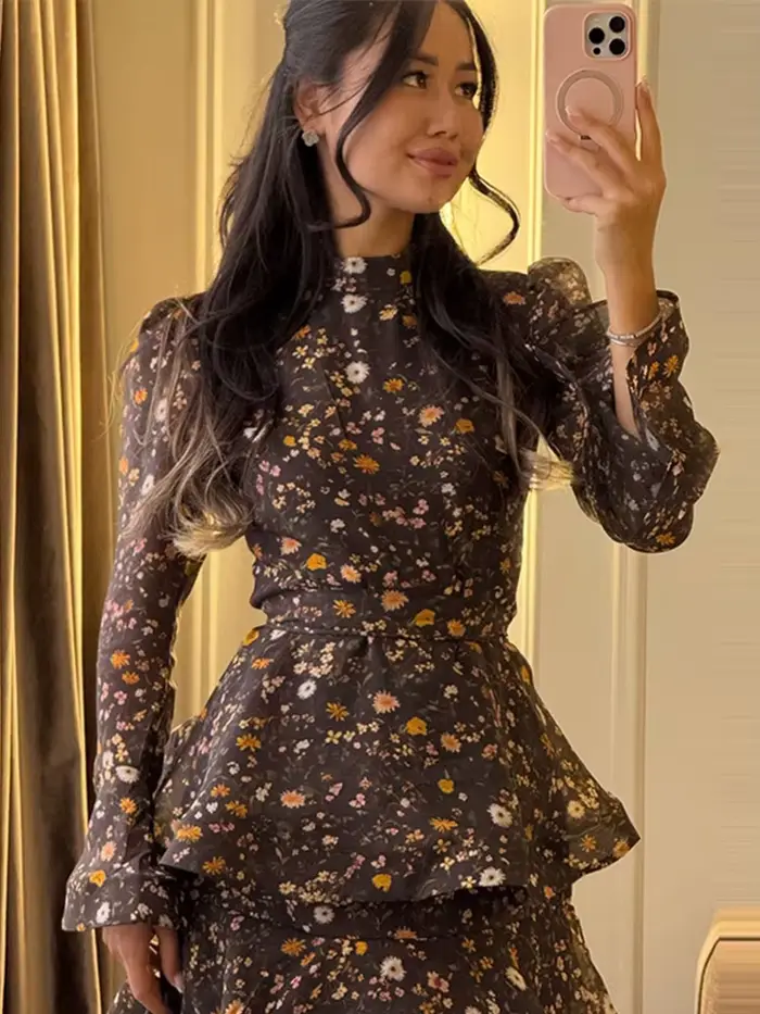 Robe longue à volants et rayures pour femmes, manches volantes, élégante, col carré, taille cintrée, plissée, robes de soirée Chic pour dames