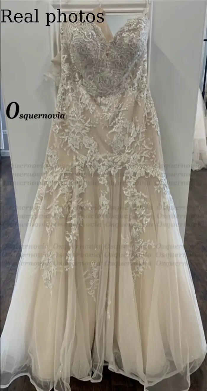 Osnovia-Robe de mariée sirène à paillettes
