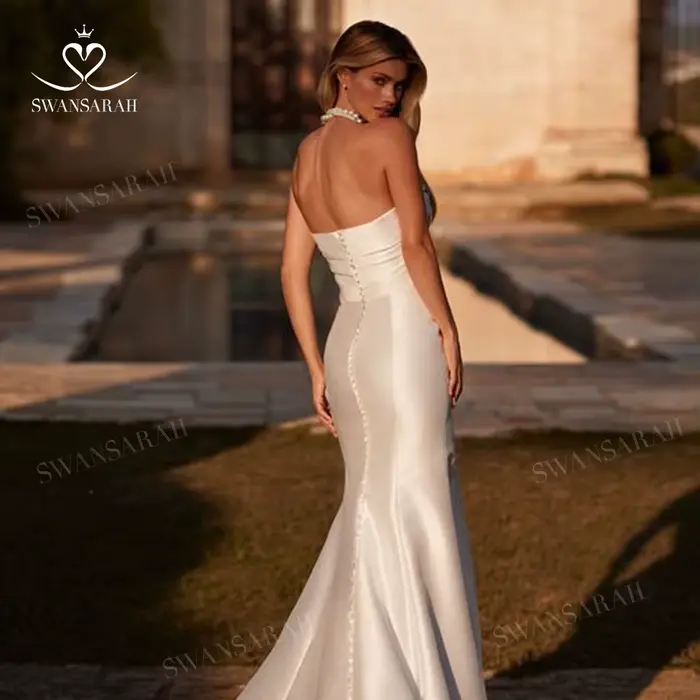 Robe De mariée Simple sans manches