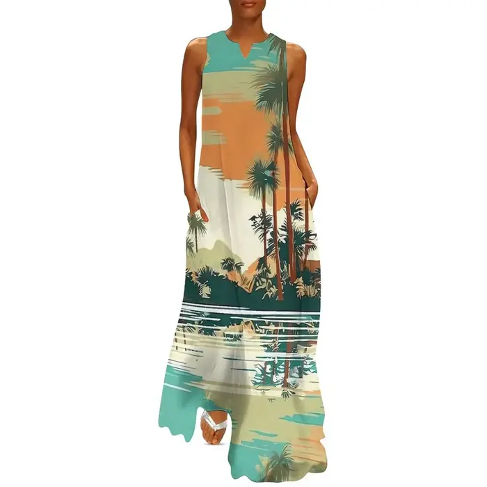 Robe hawaïenne d'été pour femmes