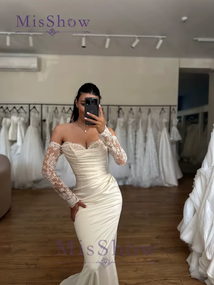 Robe de mariée sirène moderne BM Bridal pour femmes