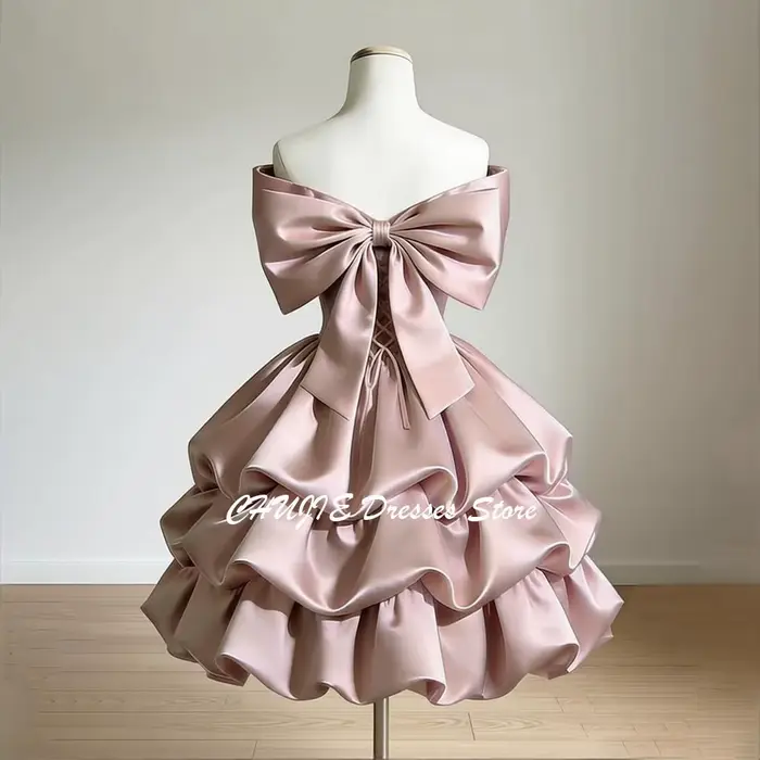 Robe de bal de fin d'année à étages