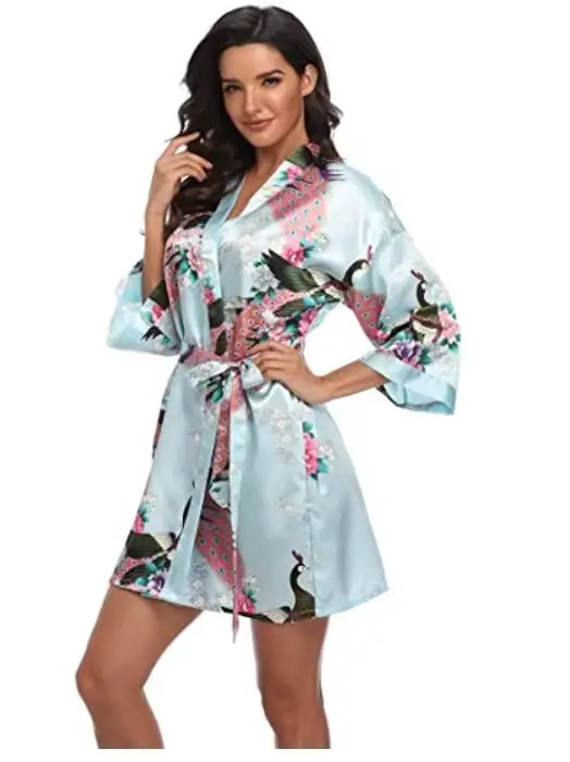 Robes en rayonne pour femmes, vêtements de nuit, vêtements d'intérieur à motifs floraux, lingerie in