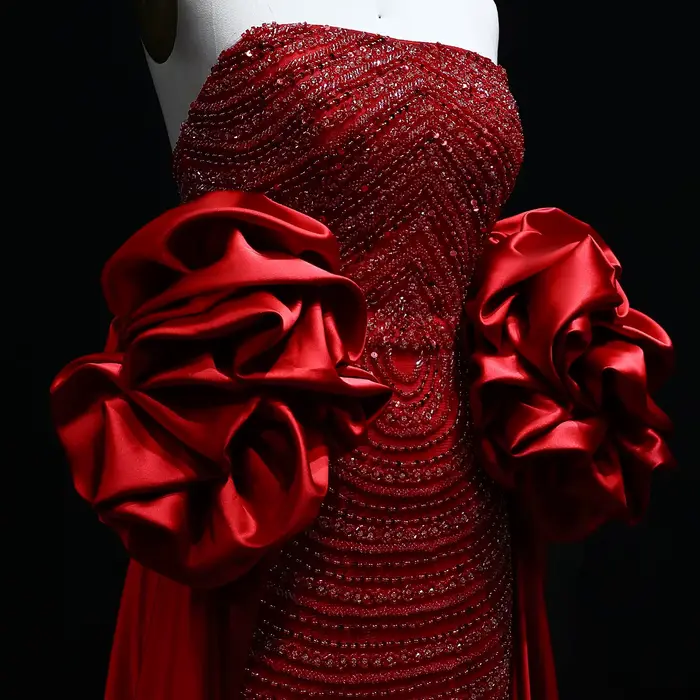 Sharon Said-Robe de soirée de luxe rose poussiéreux arabe pour femme