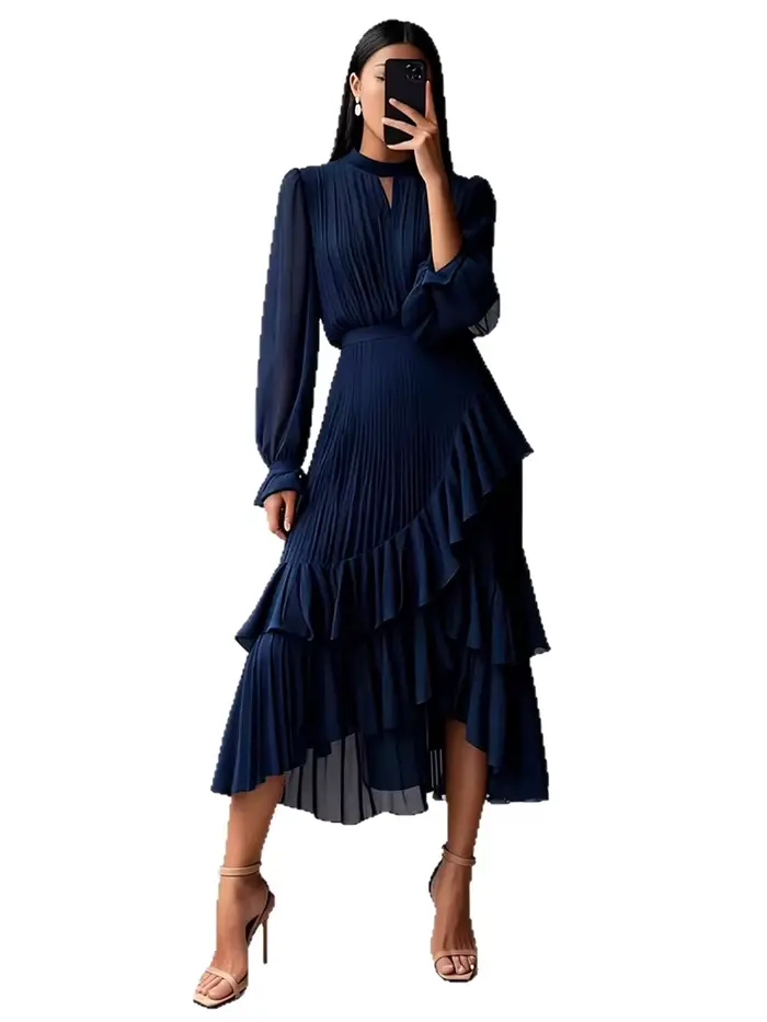 Robe de soirée mi-longue LGRQ 2026 nouvelle collection été