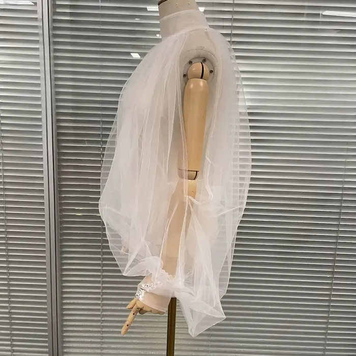 BEmbed o-Veste de soirée formelle en tulle pour femme