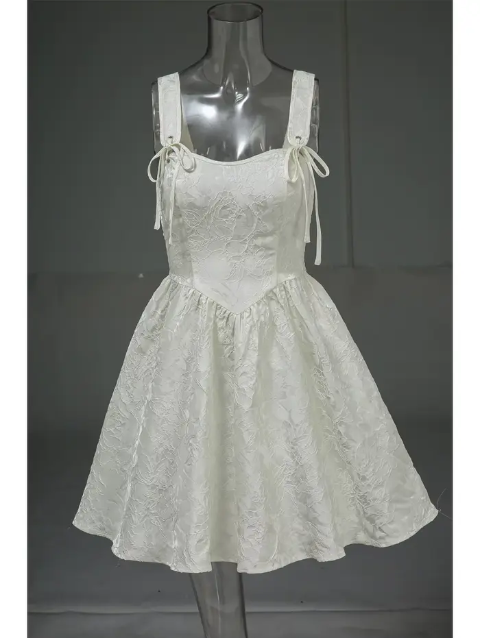 Nouvelle Robe Mini de Soirée Blanche pour Femme