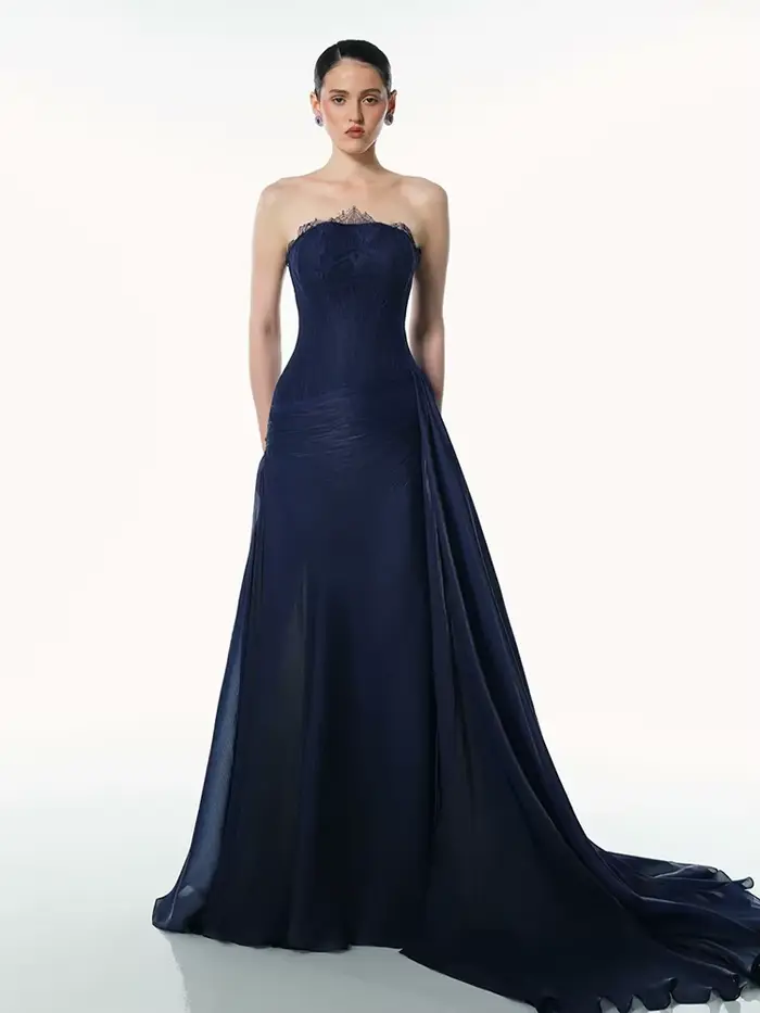Sumnus – robe de soirée trapèze élégante