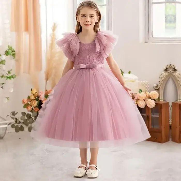 Robe de demoiselle d'honneur pour petites filles