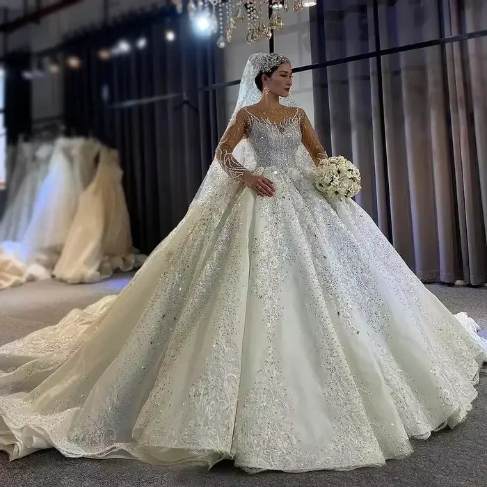 Robes de mariée de luxe style princesse