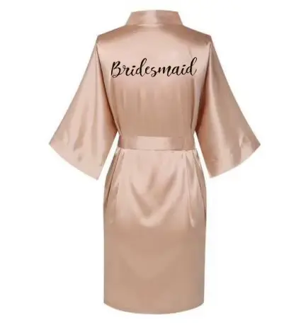 Robe de mariée en Satin de soie, Robe de mariée de demoiselle d'honneur, robes de demoiselle d'honne