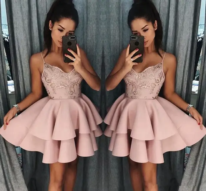 Robes de Cocktail Roses 2026 – Robes de Soirée Formelles pour Femmes