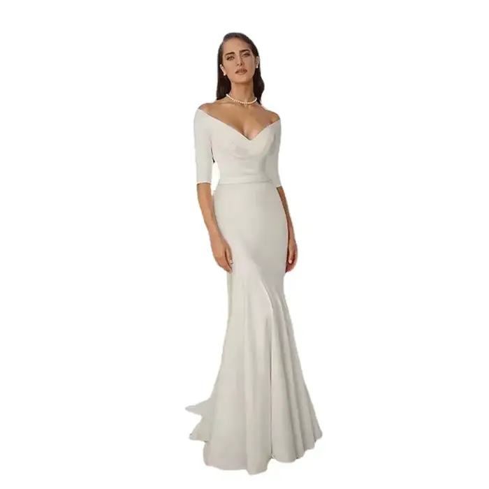 Robe De mariée sirène en Satin