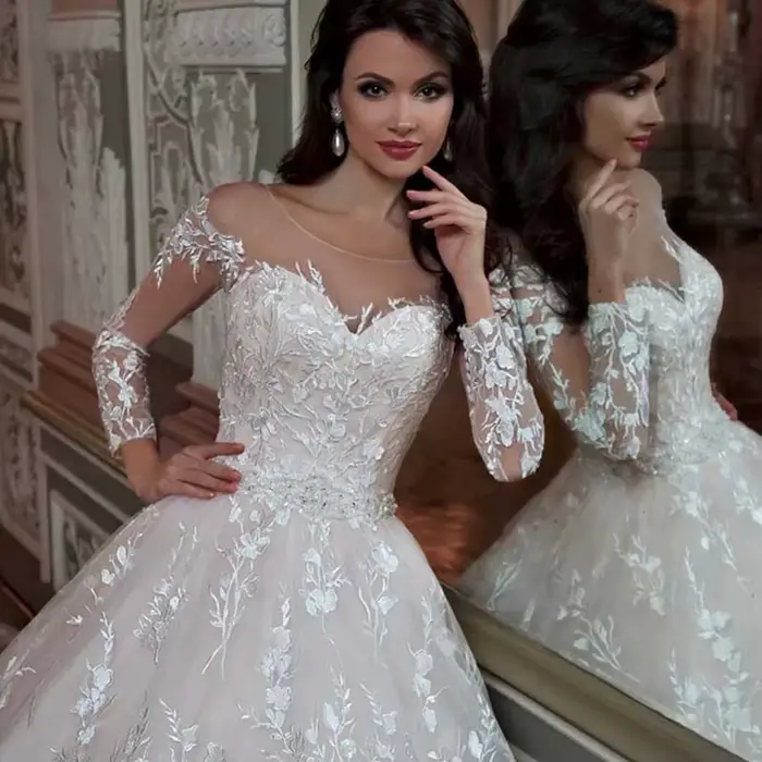 Robes de mariée princesse personnalisées pour femmes