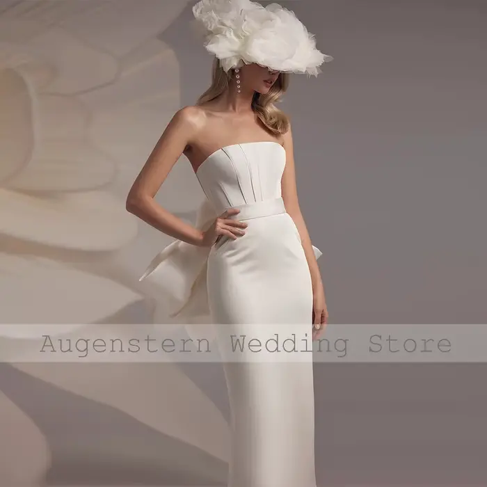 Robes de mariée mi-longues pour anniversaire de mariage