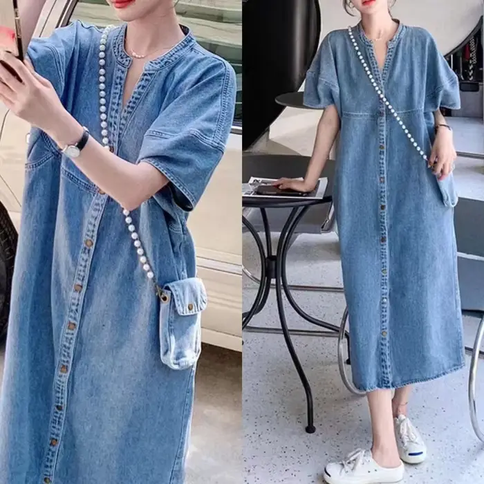 Robes en jean vintage pour femmes