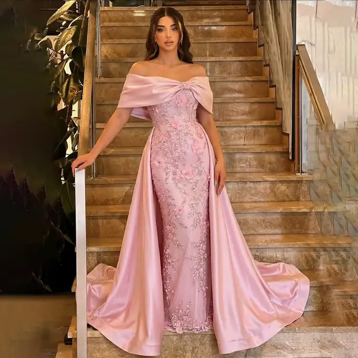 Robe de soirée élégante Sharon Said à épaules dénudées