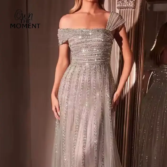 Robe de Soirée Élégante et Luxueuse Personnalisée pour Femmes Occasions Spéciales Soirées Officielles Mariages Galas Blanc Ivoire Rouge Noir