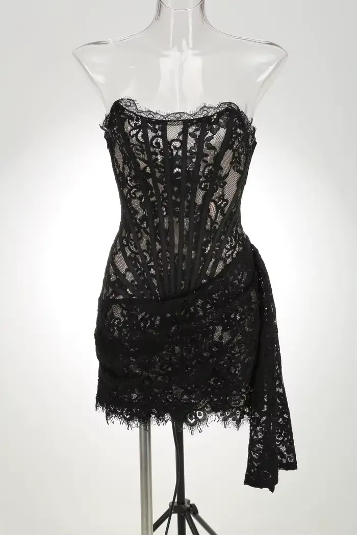 Robes de soirée blanches pour femmes, robe d'anniversaire de luxe, plissée, élégante, en dentelle, P