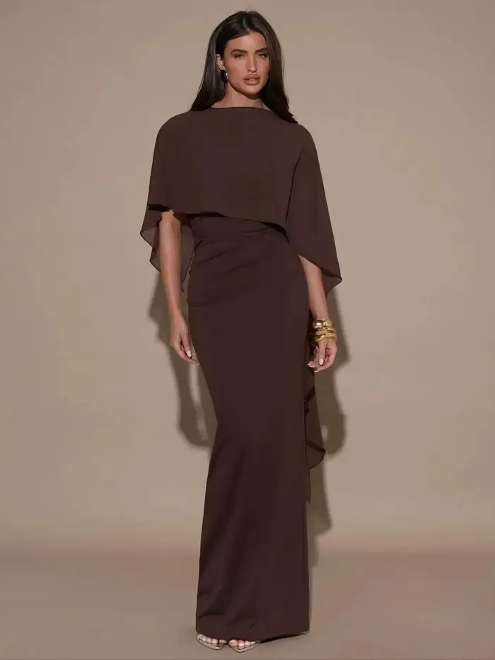 Robe longue pour femmes, 100% coton