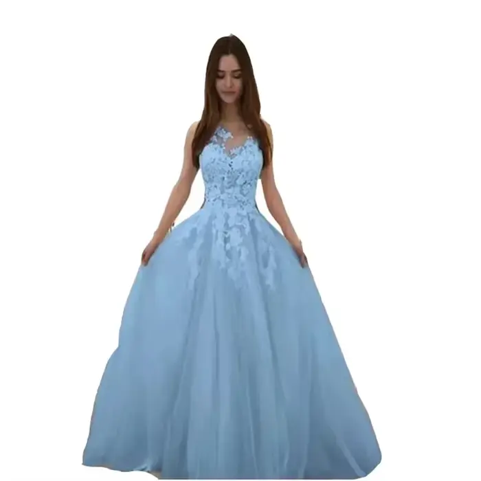Nouvelles femmes Robes dentelle Sexy longues