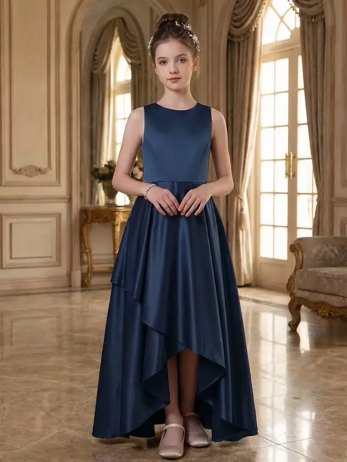 Robe de soirée longue pour adolescente
