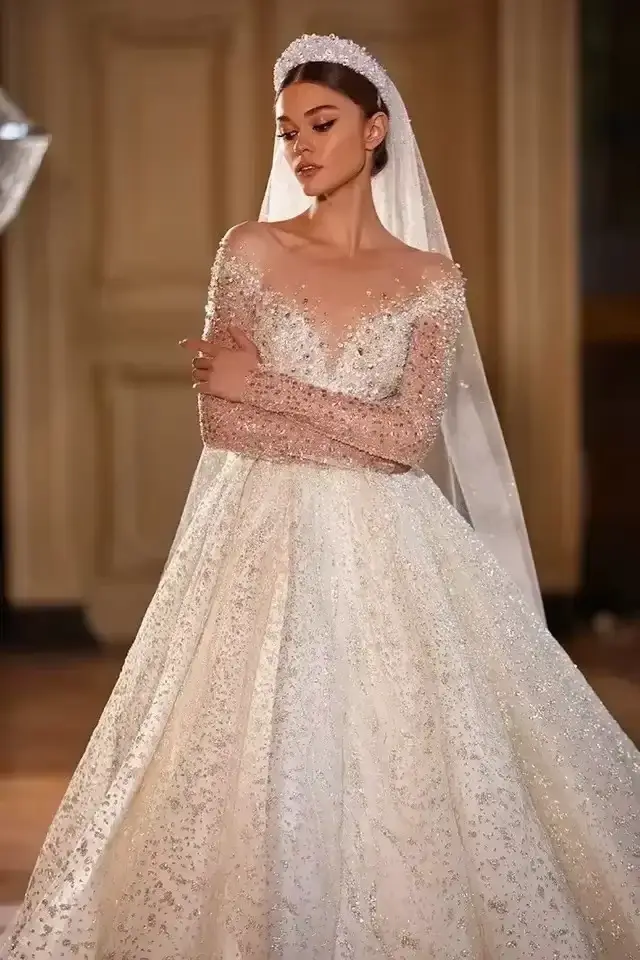 Robes De mariée De luxe personnalisées pour princesse robe