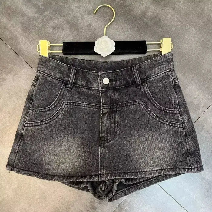 Mini-robe en jean pour femme, taille haute, amincissante, jupe trapèze, style moulant polyvalent pou