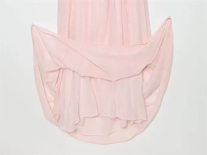 Robe longue décontractée Guobioziy en polyester pour femmes, style de plage, couleur rose, sans manches, ample, romantique, pour les vacances et les journées de plage