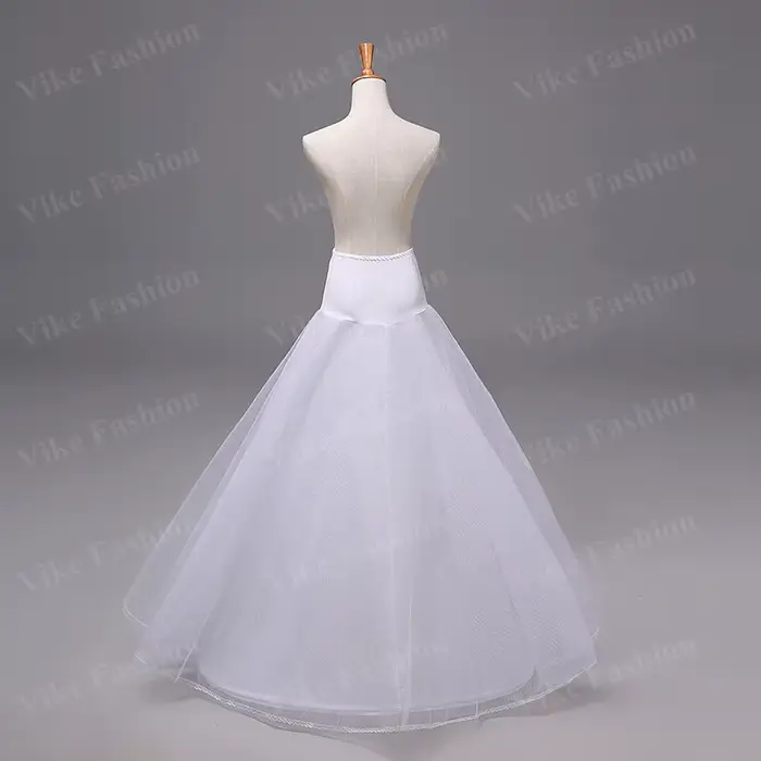 Jupon Long à Volants Crinoline Vintage Polyvalent Pour Robes de Mariée Sous-Jupe Rockabilly Tutu Occasions Spéciales Blanc Noir
