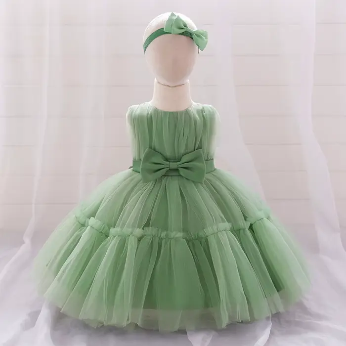 Robe de princesse en dentelle pour bébé fille