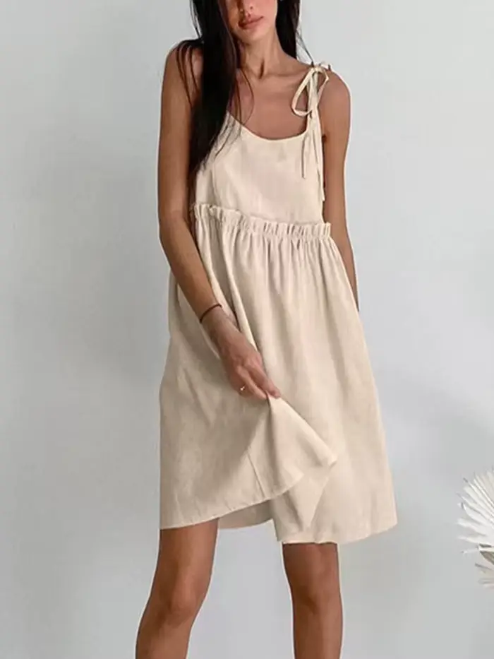 Robe dos nu pour femme été 2025