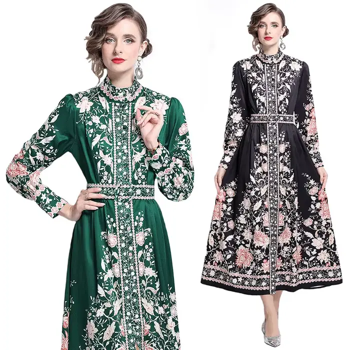 Robes Maxi à imprimé fleuri pour femmes