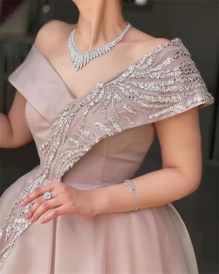 Robe de bal mi-longue en Organza pour femmes