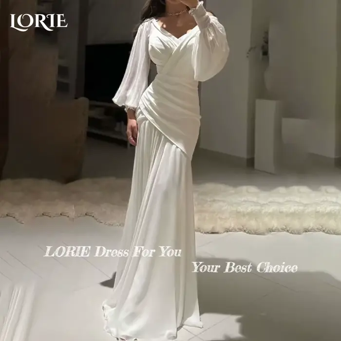 LORIE – robe de mariée à manches bouffantes