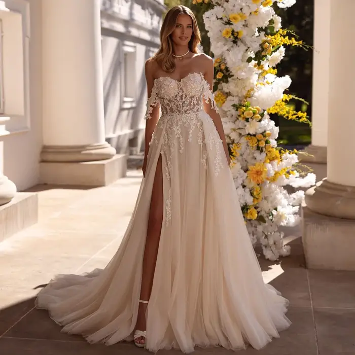Robe de mariée bohème sexy