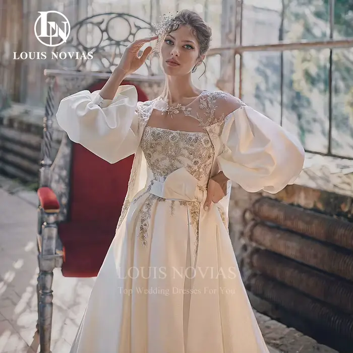Modiis-Robe de mariée A-Line dos nu sans bretelles