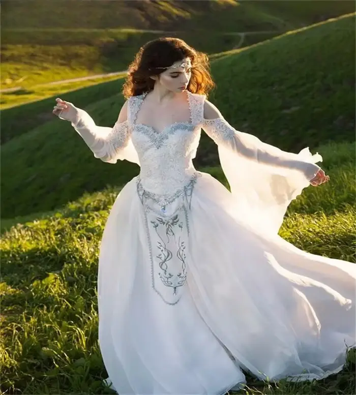 Robe de mariée vintage blanche