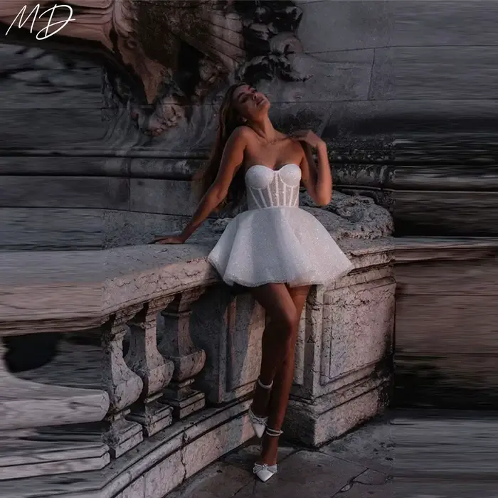 Robes de mariée scintillantes MD