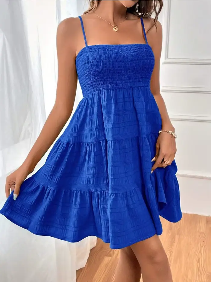Robes décontractées sans manches à lacets pour femme – Collection été 2026 – Robe longue simple et ample en coton et