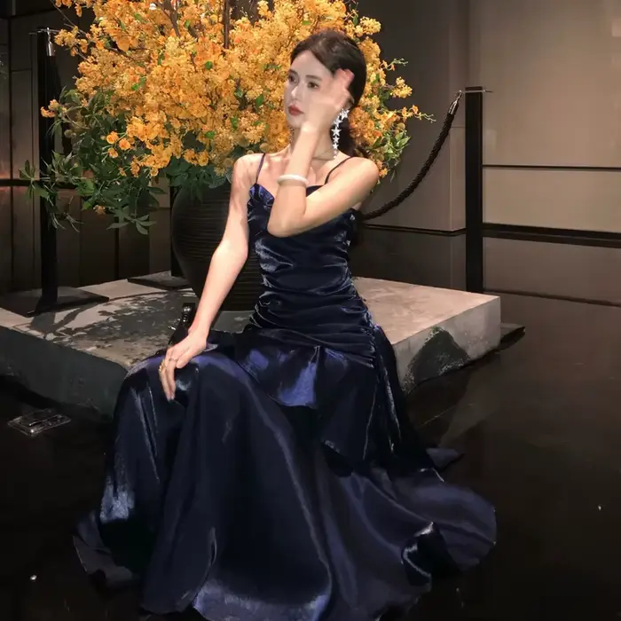 Robe longue de soirée élégante et Sexy pour femmes