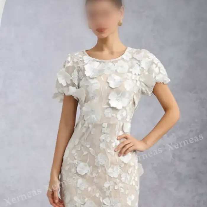 Robe de soirée de mariage personnalisée et exquise pour banquet