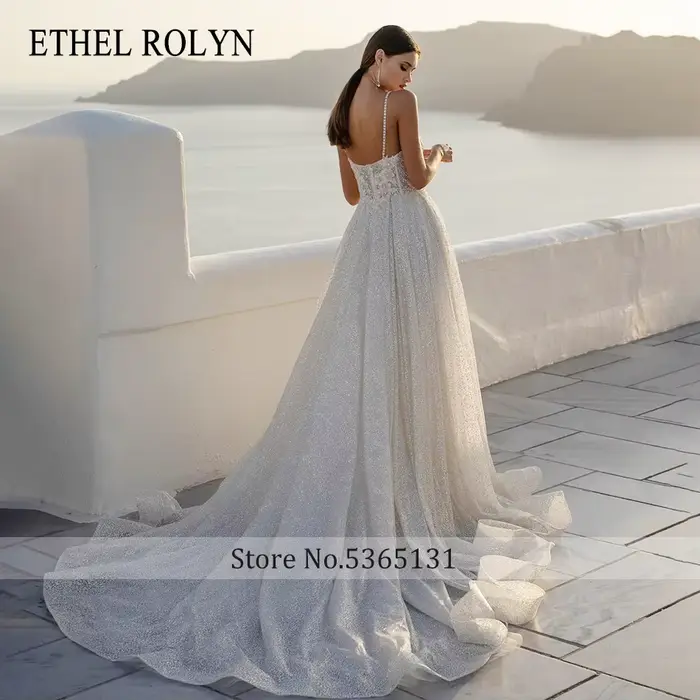 ETHEL ROCirCN-Robes de mariée A-ligne pour femmes