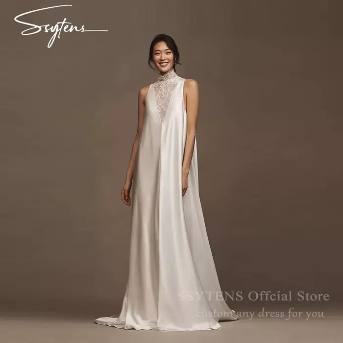SSYTENS Robes de mariée douces personnalisées