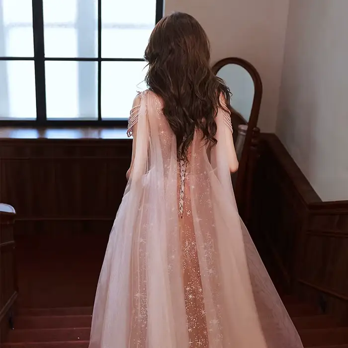 Robe de mariée de luxe française à sequins
