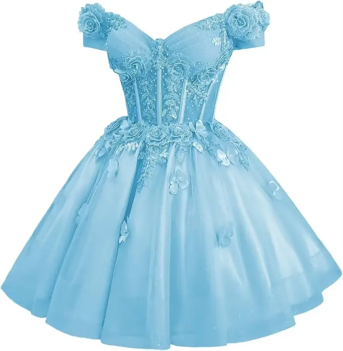 Robe de soirée en Tulle brillant