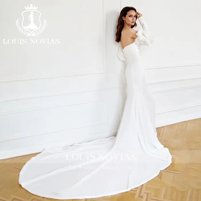 Modiis-Robe de mariée sirène sexy avec ceinture