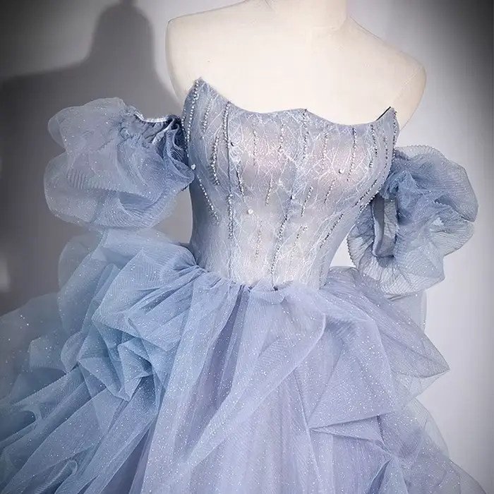 Robe de bal élégante et sexy en polyester avec dentelle et imprimé floral pour femmes, occasions formelles et soirées spéciales